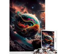 Puzzle per adolescenti da 1000 pezzi paesaggio onirico cosmico giocattolo decorazione da parete idee regalo gioco rompicapo migliora l'amore tra coppie dimensioni 38x52cm