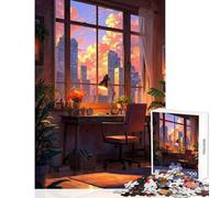 Puzzle per adolescenti da 1000 pezzi paesaggio onirico decorazioni per la casa giocattoli regali di Babbo Natale segreto giochi per famiglie aiuta l'esercizio del cervello dimensioni 50x75cm