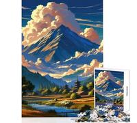 Puzzle per adolescenti da 1000 pezzi paesaggio V giocattolo decorazione da parete opera d'arte regalo giochi educativi adatto per la decorazione del desktop dimensioni 50x75cm