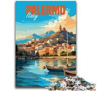 Puzzle per adolescenti da 1000 pezzi Palermo, Italia, per ragazzi dai 14 anni in su, interessanti regali per ridurre lo stress per amici e familiari (dimensioni 50x75cm)