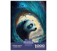Puzzle Per Adolescenti Da 1000 Pezzi Panda Incredible Puzzle Per Adulti Giochi Rilassanti Decorazione Perfetta Gioco Stimolante Regali 52x38cm/1000pcs