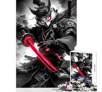 Puzzle per adolescenti da 1000 pezzi pappagallo samurai con maschera da gufo giocattoli antistress regalo di compleanno gioco educativo impegnativo da completare dimensioni 38x52cm