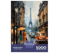 Puzzle Per Adolescenti Da 1000 Pezzi Paris Eiffel Tower Art Print Puzzle Per Adulti Gioco Per Famiglie Decorazione Murale Regali Unici Per Compleanno E Natale 38x26cm/1000pcs