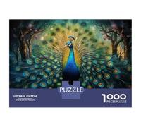 Puzzle Per Adolescenti Da 1000 Pezzi Peacock Feathers Wall Mural-1 Puzzle Per Adulti Giochi Rilassanti Regalo Di Compleanno Regali Per Amici E Familiari 38x26cm/1000pcs