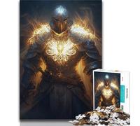 Puzzle per adolescenti da 1000 pezzi, possente cavaliere medievale, giocattoli educativi per imparare, attività divertenti da fare a casa, regalo di compleanno, regali da viaggio (75x50cm)