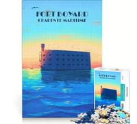 Puzzle per adolescenti da 1000 pezzi, poster Fort Boyard, giochi rilassanti, decorazione per la casa, adatto per la decorazione della scrivania 50x75cm