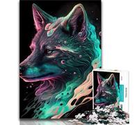 Puzzle per adolescenti da 1000 pezzi Precious Wolf, puzzle per adolescenti, ideali come regali per tutta la famiglia, adatti per bambini dai 14 anni in su (dimensioni 38x26cm)