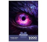 Puzzle Per Adolescenti Da 1000 Pezzi Purple Dragon Eye Puzzle Per Adolescenti Giocattolo Decorazione Da Parete Corsa Di Velocità Gioco Impegnativo Regali 52x38cm/1000pcs