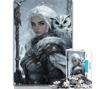 Puzzle per adolescenti da 1000 pezzi, puzzle anime dragon girl per adolescenti, giochi educativi, decorazioni da parete, regali unici per compleanno e Natale (dimensioni 38x26cm)