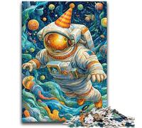Puzzle per adolescenti da 1000 pezzi, puzzle del compleanno dell'astronauta, antistress, per ammazzare il tempo durante le vacanze, per migliorare l'amore tra coppie (50x75cm)