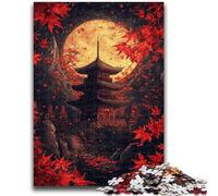 Puzzle per adolescenti da 1000 pezzi, puzzle fantasy del tempio giapponese per adulti, ideali come regali per tutta la famiglia dai 14 anni in su (50x75cm)