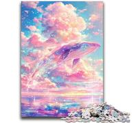 Puzzle per adolescenti da 1000 pezzi, Puzzle Magico della Balena, Analisi e Logica con pezzi completamente interconnessi di forma casuale, per ragazzi dai 14 anni in su, 26X38CM