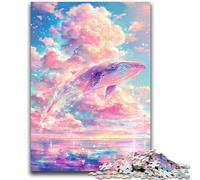 Puzzle per adolescenti da 1000 pezzi, Puzzle Magico della Balena, Analisi e Logica con pezzi completamente interconnessi di forma casuale, per ragazzi dai 14 anni in su, 50X75CM
