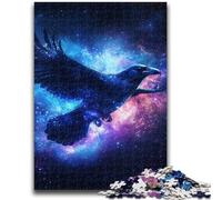 Puzzle per adolescenti da 1000 pezzi, puzzle per adolescenti con corvo magico, giochi educativi, decorazione per la casa, adatti per la decorazione del desktop (75x50cm)