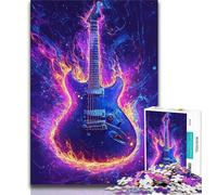 Puzzle per adolescenti da 1000 pezzi, puzzle per adulti con chitarra galattica, Relax Games, ideale come regalo per tutta la famiglia (dimensioni 75x50cm)