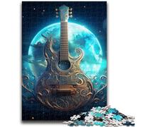 Puzzle per adolescenti da 1000 pezzi, puzzle per adulti con chitarra galattica, sfida difficile, antistress, regali di Babbo Natale segreto (50x75cm)