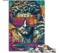 Puzzle per adolescenti da 1000 pezzi,puzzle pop-art della statua del David di Michelangelo,aiuta il cervello ad allenarsi,giocattoli avvincenti per coltivare la pazienza,decorazione perfetta,50x75cm