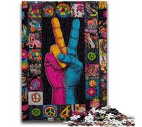 Puzzle per adolescenti da 1000 pezzi, puzzle "Sì, gesto, analisi e logica", con pezzi completamente interconnessi e di forma casuale, per bambini dai 14 anni in su, 26x38cm
