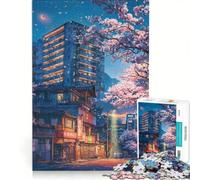 Puzzle per adolescenti da 1000 pezzi Quando fiorisce il ciliegio in fiore - Un gioco rompicapo divertente e spiritoso compleanno e Natale 50x75cm