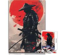 Puzzle per adolescenti da 1000 pezzi raffigurante l'arte del guerriero giapponese, per godersi ore di relax tranquille e accoglienti, taglio netto, giocattolo durevole, dimensioni 50x75cm