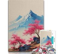 Puzzle per adolescenti da 1000 pezzi, raffigurante un paesaggio giapponese, per sfide di gioco educativo, come regalo per tutta la famiglia, 50x75cm