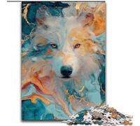 Puzzle per adolescenti da 1000 pezzi raffiguranti animali e lupi, adatti a persone dai 14 anni in su Difficili da completare ma divertenti e spiritosi (dimensioni 50x75cm)