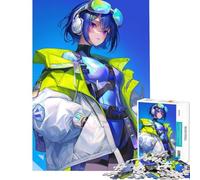 Puzzle per adolescenti da 1000 pezzi ragazza anime che guarda in lontananza puzzle antistress da 1000 pezzi regalo di compleanno regalo di viaggio (50x75cm)