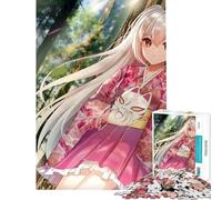 Puzzle per adolescenti da 1000 pezzi ragazza gatto anime poster rosa puzzle da 1000 pezzi giocattolo decorativo per la casa analisi e logica compleanno (38x26cm)