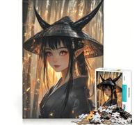 Puzzle per adolescenti da 1000 pezzi, ragazza giapponese cattiva e carina, gioco impossibile, regalo di compleanno, compleanno e altri regali 38x52cm