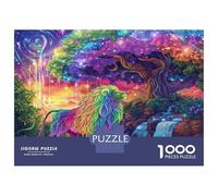 Puzzle Per Adolescenti Da 1000 Pezzi Rainbow Lion Fantasy Art Print Puzzle Per Adulti Giochi Rilassanti Decorazione Perfetta Gioco Stimolante Regali 70x50cm/1000pcs