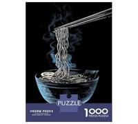 Puzzle Per Adolescenti Da 1000 Pezzi Ramen Bowl with Chopsticks Puzzle Per Adolescenti Gioco Per Famiglie Sfida Difficile Regali Unici Per Compleanno E Natale 38x26cm/1000pcs