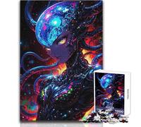 Puzzle per adolescenti da 1000 pezzi, regalo per ragazze anime cosmiche, gioco rompicapo per donne, regalo di compleanno (dimensioni 50x75cm)