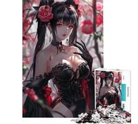 Puzzle per adolescenti da 1000 pezzi Regina dei Vampiri Occhi Rossi Difficile e Sfida Regalo per Donne Giochi Divertenti per E dai 14 anni in su (50X75cm)