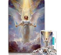 Puzzle per adolescenti da 1000 pezzi ritratto di Maria la madre puzzle per adulti antistress sfida difficile regali di Babbo Natale segreto 75x50cm