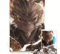 Puzzle per adolescenti da 1000 pezzi, ritratto di Wukong della saga Black Myth, gioco impossibile, rilassante e stimolante per l'intelletto, regalo per donne 50x75cm