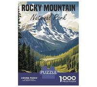 Puzzle Per Adolescenti Da 1000 Pezzi Rocky Mountain National Park Puzzle Per Adolescenti Giochi Rilassanti Corsa Di Velocità Manuale Per È Ideale Come Regalo 52x38cm/1000pcs