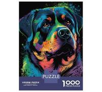 Puzzle Per Adolescenti Da 1000 Pezzi Rottweiler Style 4 Puzzle Per Adolescenti Giochi Rilassanti Corsa Di Velocità Manuale Per È Ideale Come Regalo 70x50cm/1000pcs