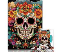Puzzle per adolescenti da 1000 pezzi, scheletro, gioco stimolante e gioco per famiglie con pezzi completamente interconnessi di forma casuale (75x50cm)
