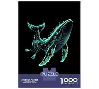 Puzzle Per Adolescenti Da 1000 Pezzi Scuba Diving Whale Puzzle Per Adulti Giochi Rilassanti Regalo Di Compleanno Regali Per Amici E Familiari 38x26cm/1000pcs
