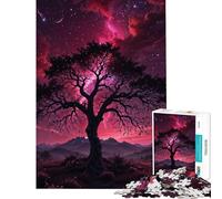 Puzzle per adolescenti da 1000 pezzi Sentinella Cosmica L'Albero dell'Eternità Attività divertenti da fare in casa decorazione per la casa gioco pratico per ragazzi dai 14 anni in su (38x26cm)