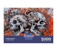 Puzzle Per Adolescenti Da 1000 Pezzi Skulls Graffiti Artwork Puzzle Per Adulti Giochi Rilassanti Decorazione Perfetta Gioco Stimolante Regali 70x50cm/1000pcs