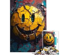 Puzzle per adolescenti da 1000 pezzi "Smile Craziness" a colori un gioco pratico divertente e umoristico ideale come regalo antistress (dimensioni 38x52cm)