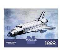 Puzzle Per Adolescenti Da 1000 Pezzi Space Shuttle Model Kit Puzzle Per Adulti Gioco Pratico Migliora La Memoria Ottimo Regalo Per I Giocatori 52x38cm/1000pcs