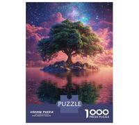 Puzzle Per Adolescenti Da 1000 Pezzi Starry Tree Reflection -1 Puzzle Giochi Divertenti Regalo Di Compleanno Offerta Come Regali Per Tutta La Famiglia 70x50cm/1000pcs