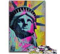 Puzzle per adolescenti da 1000 pezzi Statua della Libertà, gioco stimolante e gioco per famiglie, ideale come regalo per tutta la famiglia, 50x75cm
