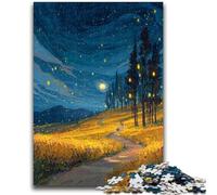 Puzzle per adolescenti da 1000 pezzi Strada sotto il cielo notturno per bambini dai 14 anni in su Gioca con i giocattoli perché è l'ideale come regalo per tutta la famiglia 50x75cm