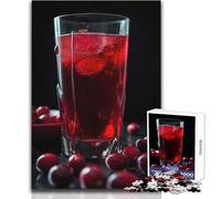 Puzzle per adolescenti da 1000 pezzi, succo di mirtillo rosso aspro, gioco educativo per famiglie, difficile, regalo di compleanno, dimensioni 50x75cm