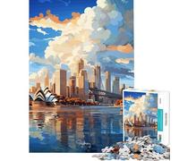 Puzzle per adolescenti da 1000 pezzi SYDNEY Pittura ad olio Attività divertenti da fare a casa Ma gioco divertente e umoristico per tutta la famiglia dai 14 anni in su 38x26cm