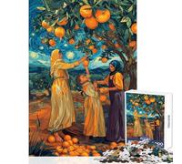 Puzzle per adolescenti da 1000 pezzi tema arance palestinesi gioco interattivo regalo per donne giocattolo educativo regalo di Natale o compleanno (38x26cm)