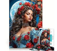 Puzzle per adolescenti da 1000 pezzi,tema "Romanticismo celeste",bordi perfetti,divertente gioco di logica,momento di relax,decorazione natalizia (38x26cm)